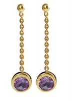 Earrings Morellato Woman Gold in Yellow Gold Ametista HBQ09 - HBQ09